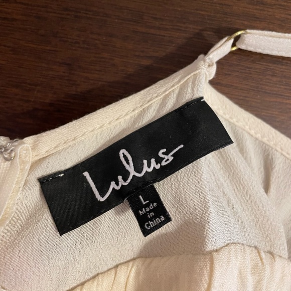 Lulu’s Boho Maxi Dress Size L - Picture 4 of 4